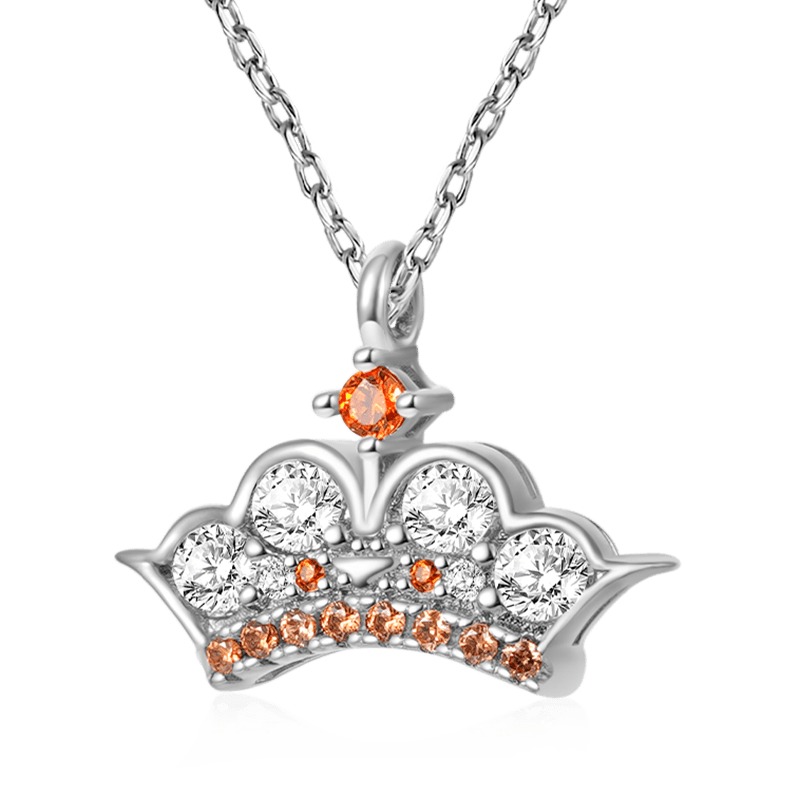 Gnoce Sparkling Queen Crown Necklace_1
