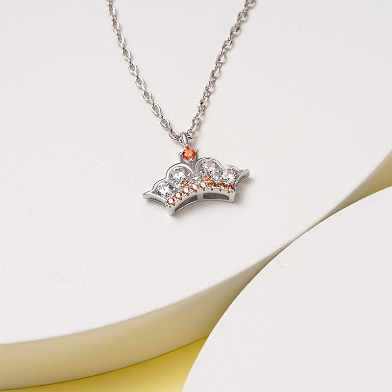 Gnoce Sparkling Queen Crown Necklace_3