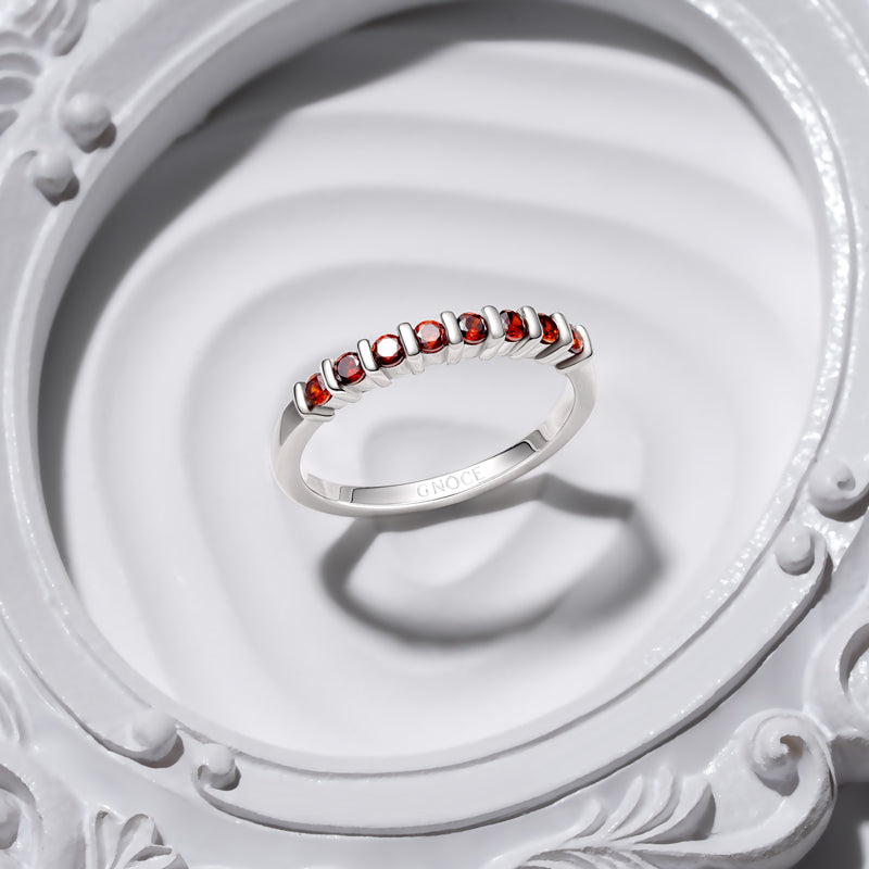 Gnoce Basic Birthstone Ring_4