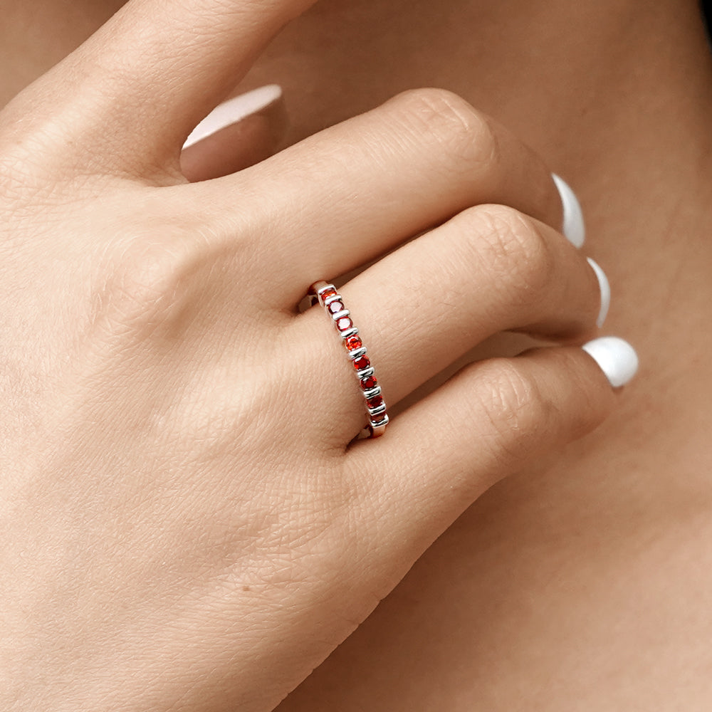 Gnoce Basic Birthstone Ring_6