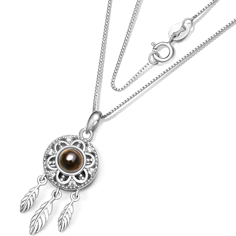 Gnoce Projection Dream Catcher Photo Necklace_2