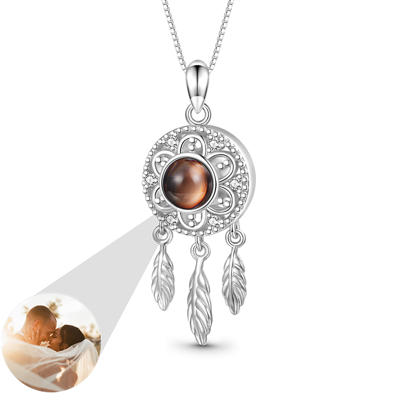 Gnoce Projection Dream Catcher Photo Necklace_1