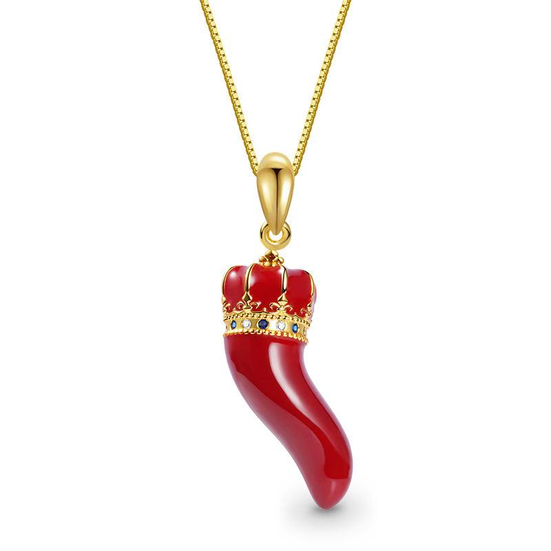 Gnoce Lucky Horn Necklace_1