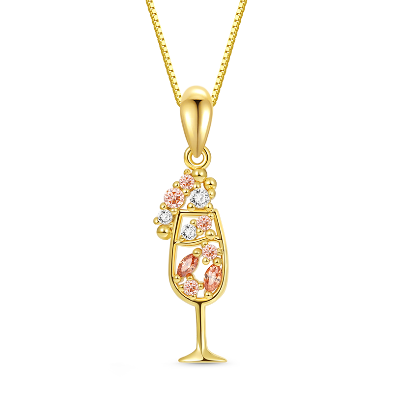 Gnoce Champagne Cocktail Necklace_1