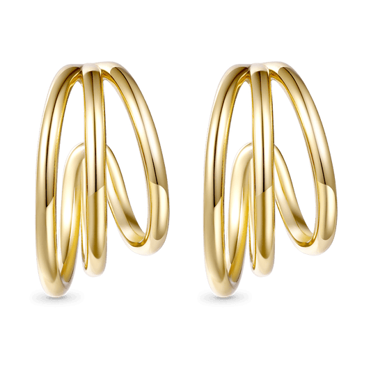 Gnoce Triple Echo Hoops Earrings_1
