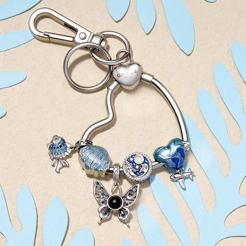 Gnoce Versatile Charm Holder & Heart Key Chain_3