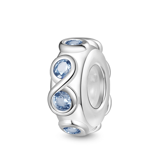 Gnoce Birthstone Infinity Love Symbol Stopper Charm_1