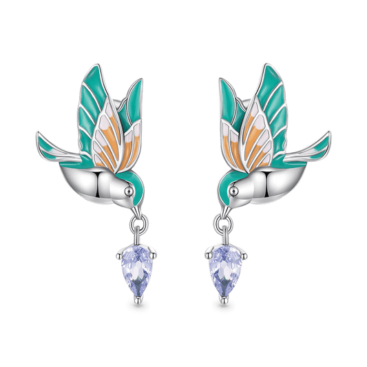 Gnoce Kingfisher Stud Earrings_1