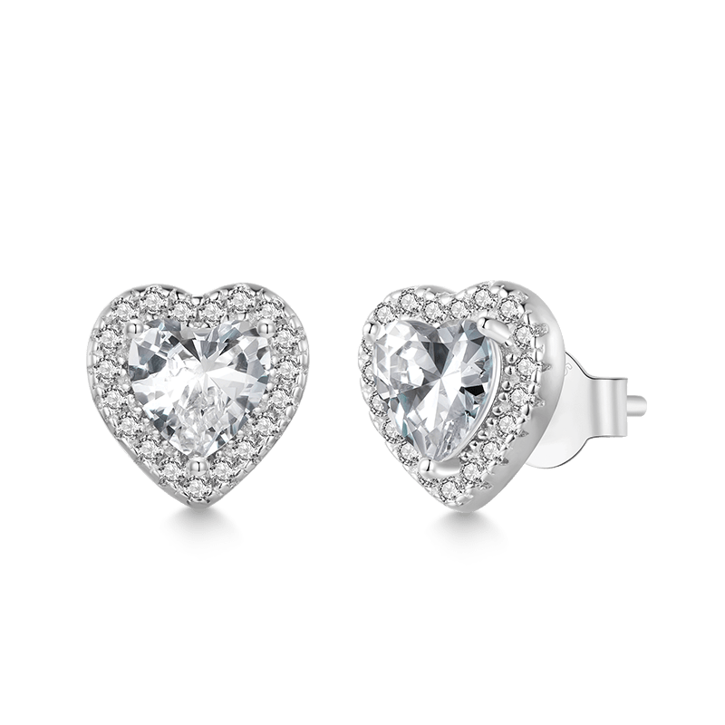 Gnoce Heart-shaped Light Luxury Earrings_1