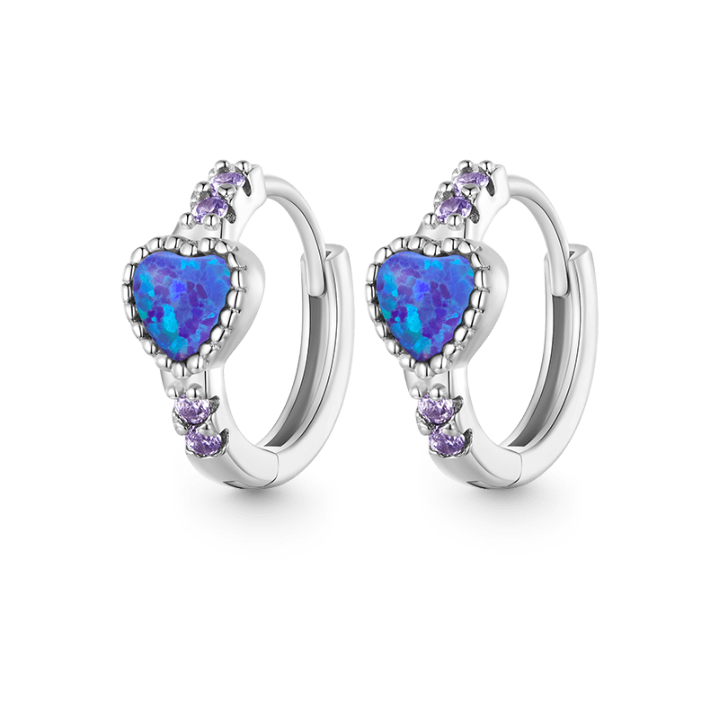 Gnoce Purple Aussie Gem Earrings_1