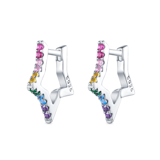 Gnoce Rainbow Star Earrings_1
