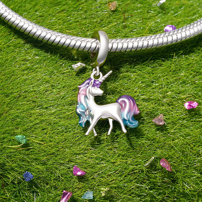 Gnoce Unicorn Pendant Dangle Charm_3