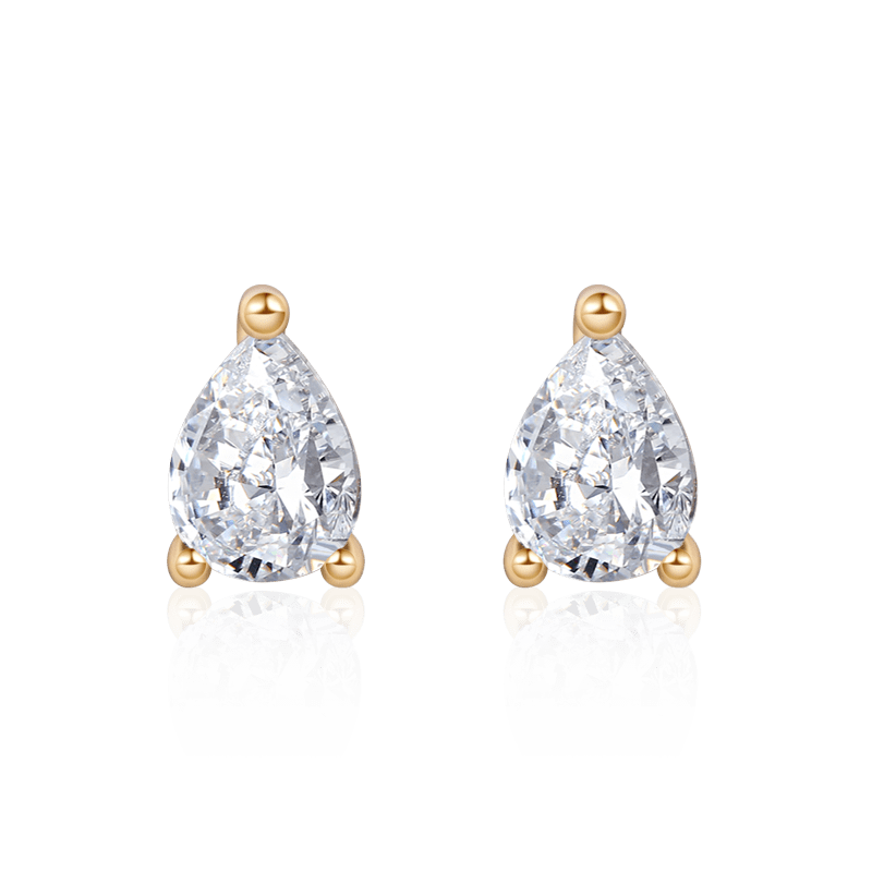 Gnoce Pear-shaped Stud Earrings_1