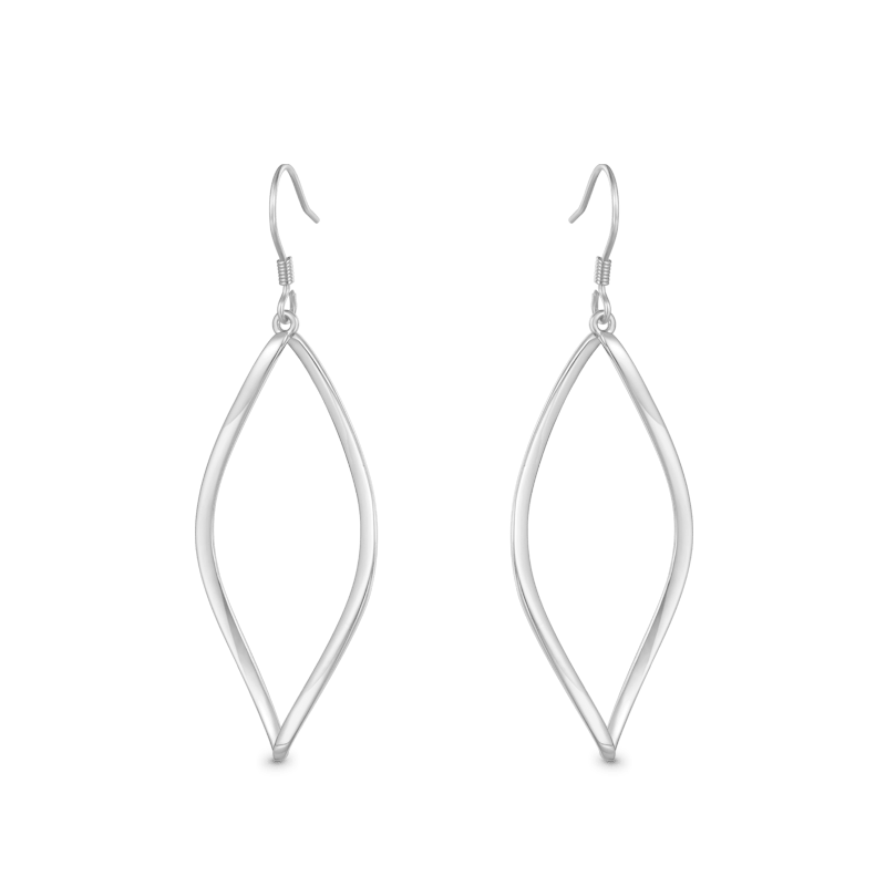 Gnoce Hollow Twisted Dangle Earrings_2