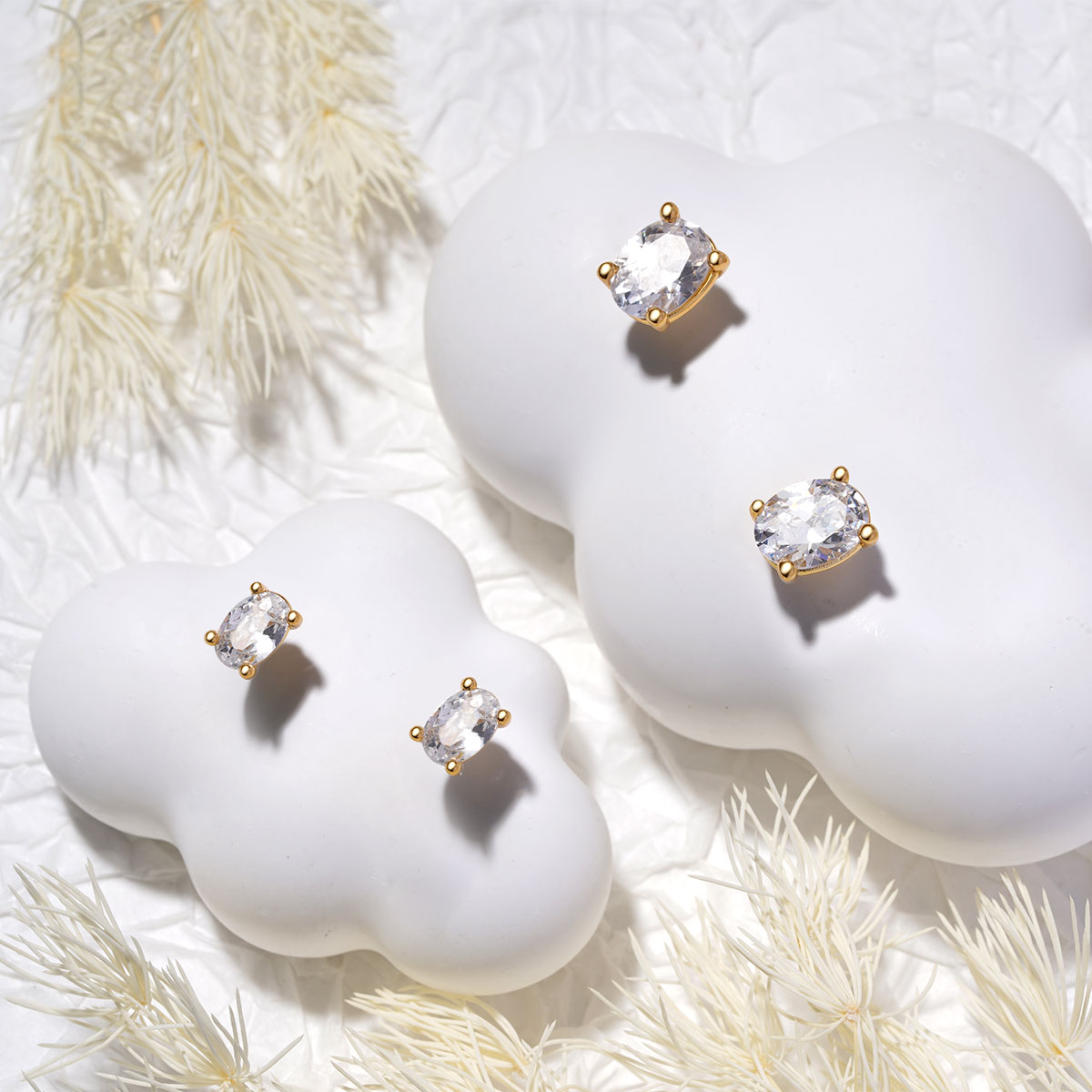 Gnoce Oval Stud Earring_4