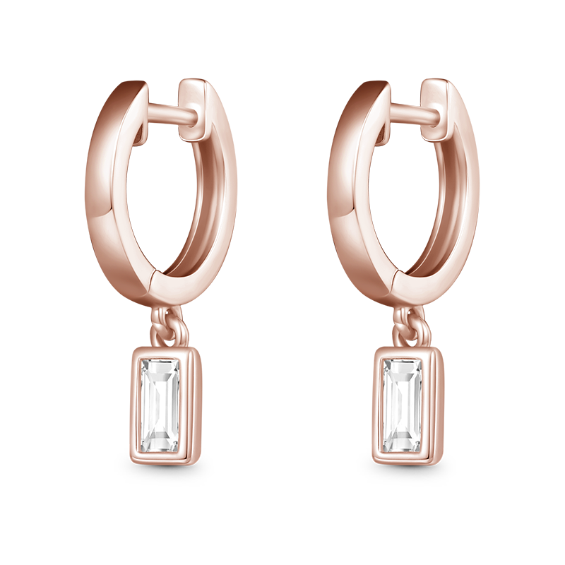 Gnoce Square CZ Drop Earrings_2
