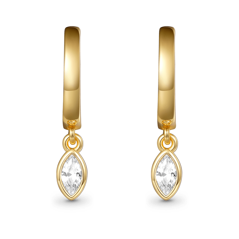 Gnoce Marquise Diamond Drop Earrings_4