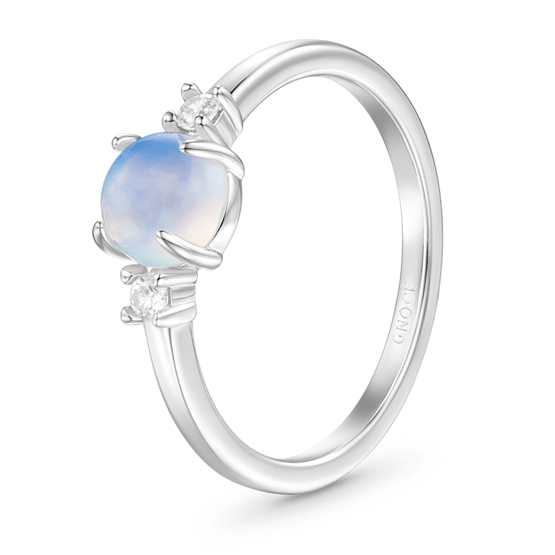 Gnoce Sparkling Moonstone Promise Ring_2