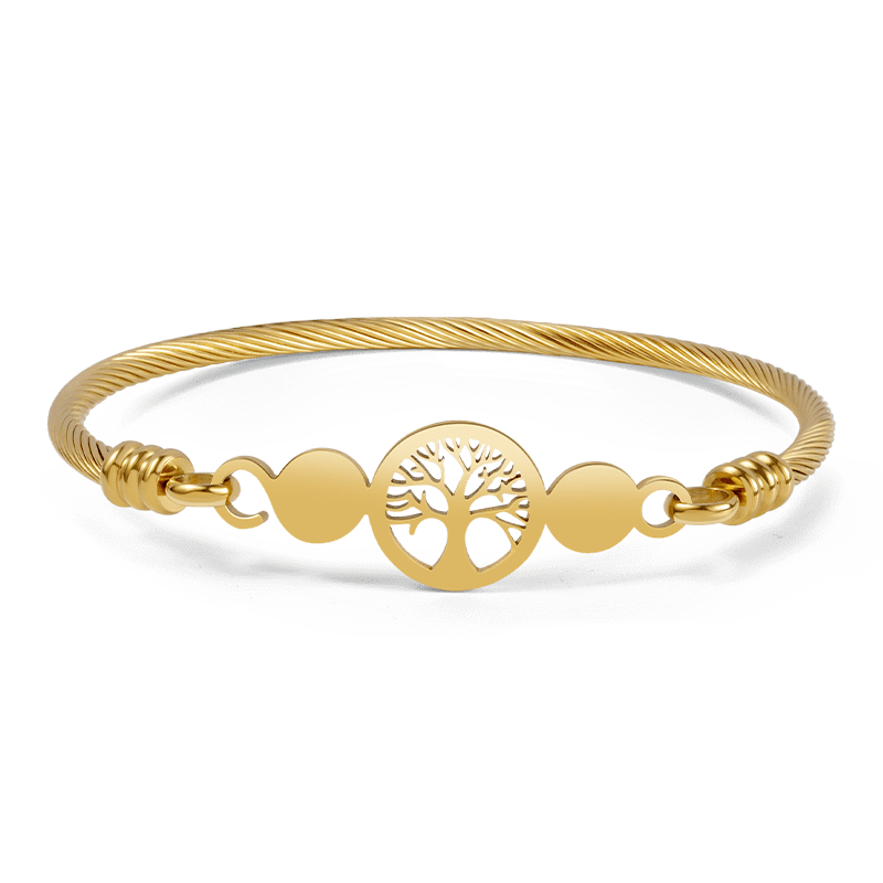 Hallow Lifetree Bracelet Gold Plated_1