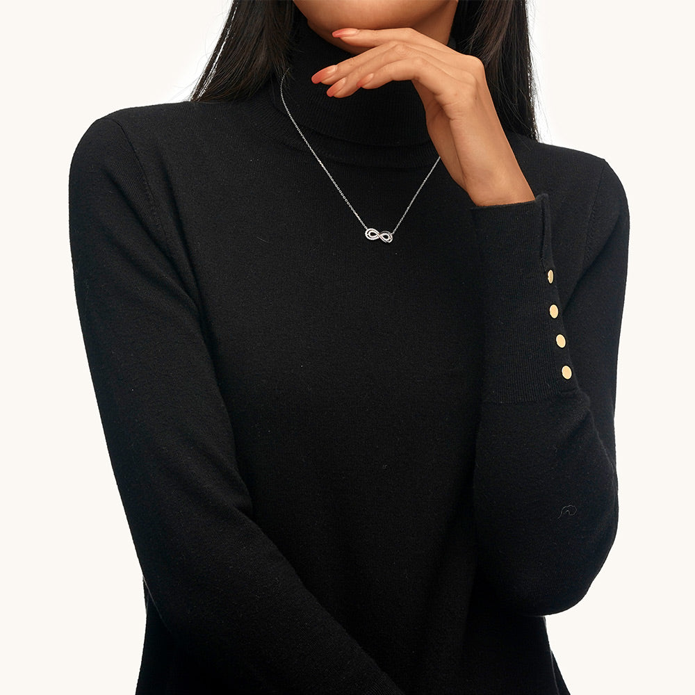 Gnoce Birthstone Infinity Love Necklace_5