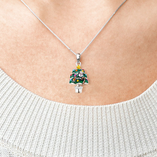 Gnoce Decorated Christmas Tree Necklace_4