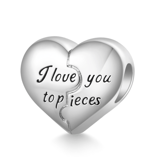 Gnoce “I love you to pieces” Heart Engravable Charm_1