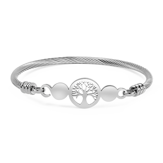 Hallow Lifetree Bracelet Silver Plated_1