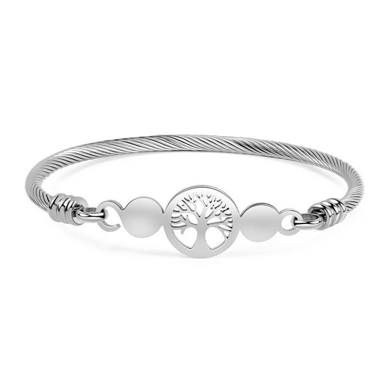 Hallow Lifetree Bracelet Silver Plated_1