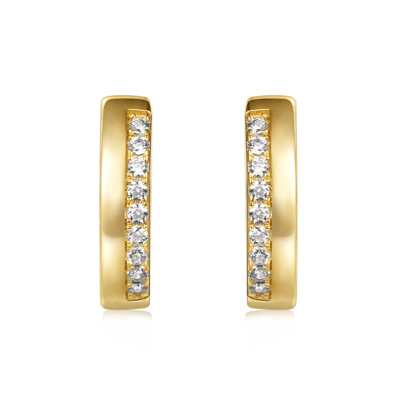 Gnoce Diamond Hug Hoop Earrings_1