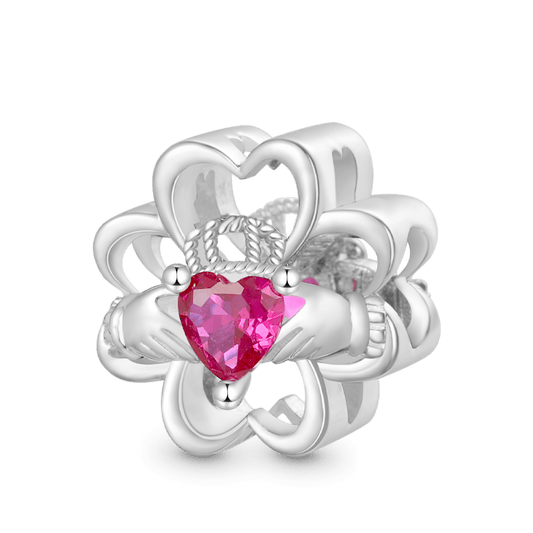 Gnoce Embrace Rose Red Love Crown Charm_1