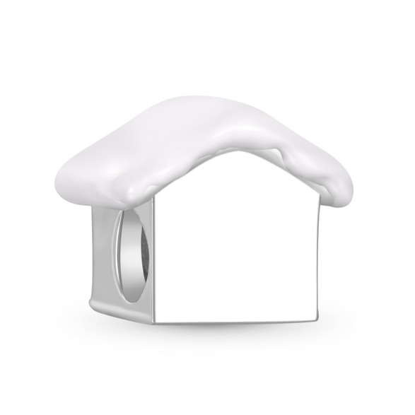 Gnoce Colgante Navideño Casa de Dulces Transparente Grabado