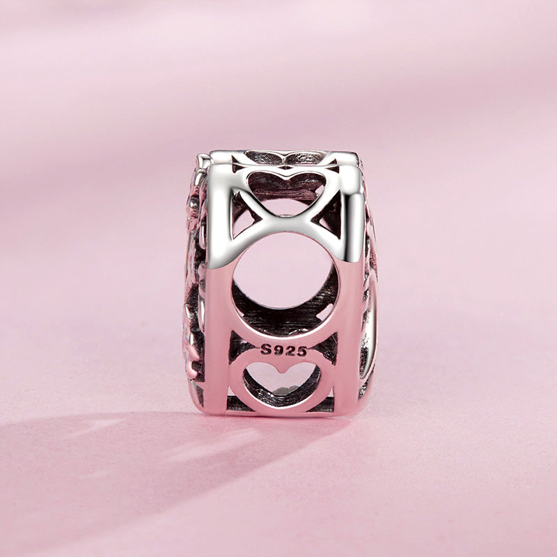 Gnoce Pink Tree of Life Heart Charm_2