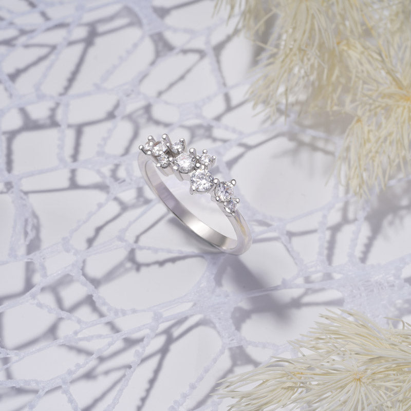 Gnoce Birthstone Diamond Cluster Ring_5