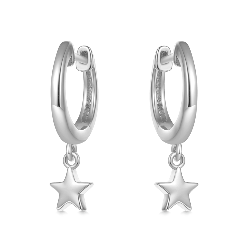 Gnoce Star Dangling Dangle Earrings_3