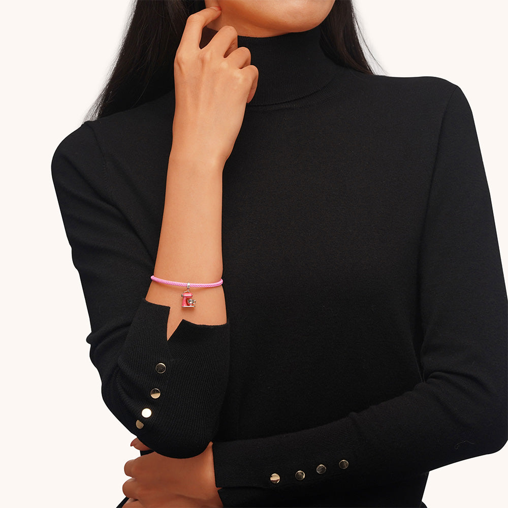 Gnoce Pink Basic Bracelet_4