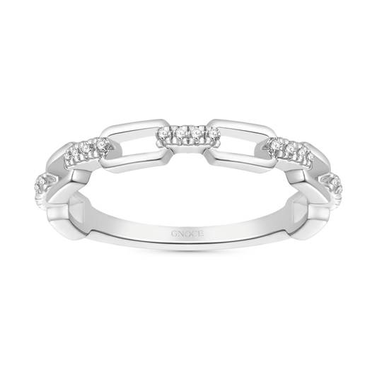 Gnoce Silver Open Link Ring_1