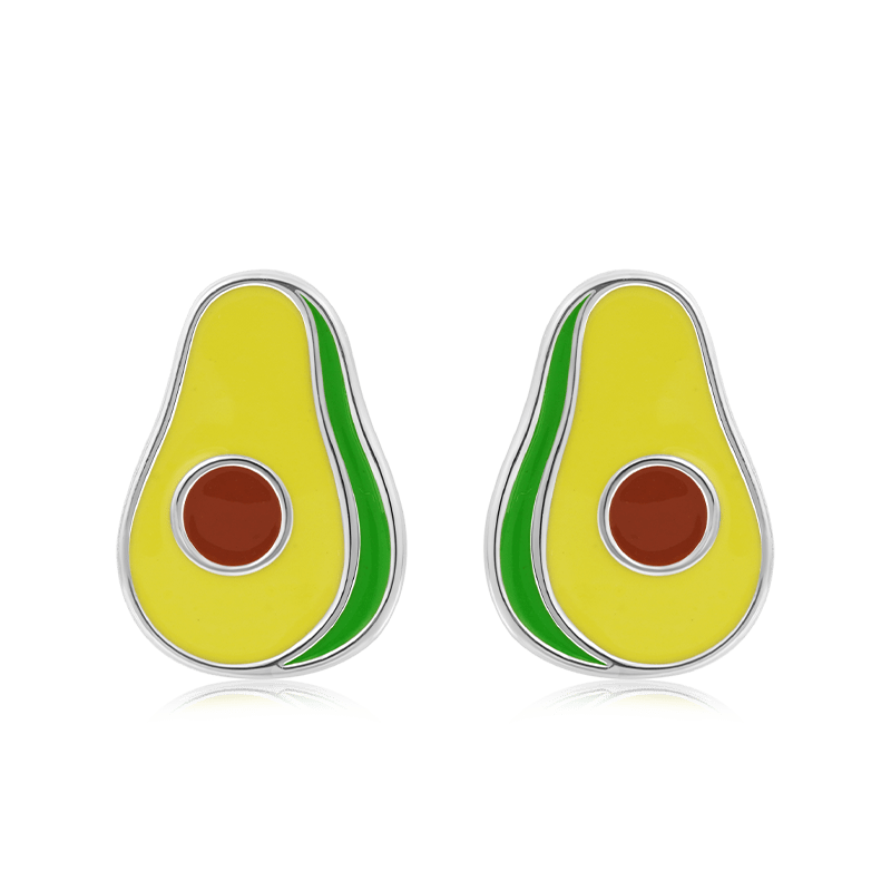 Gnoce Avocado Stud Earrings_1