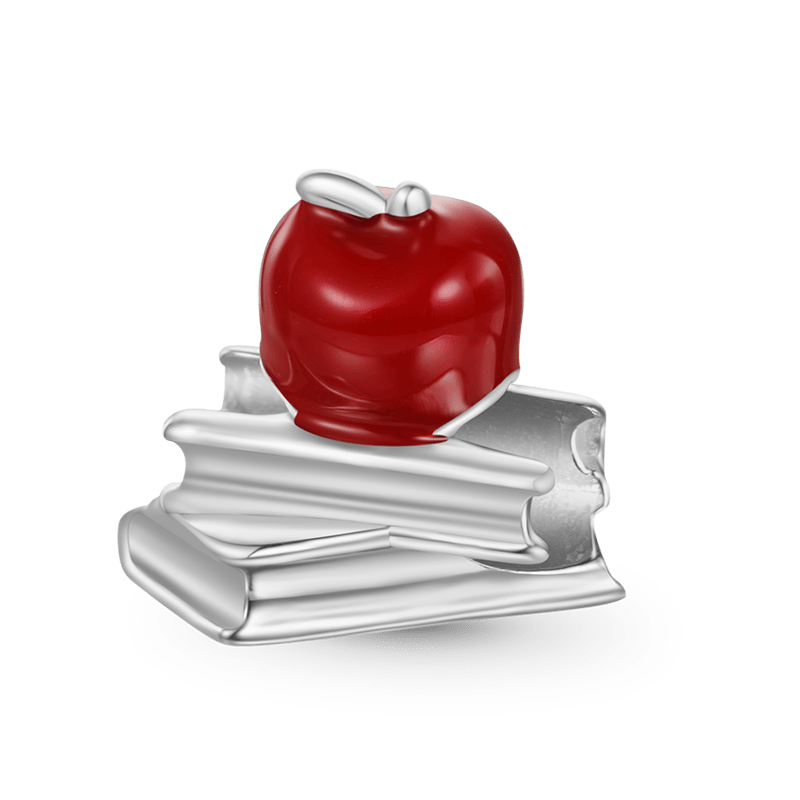 Gnoce Back to School Apple Textbook Charm_1