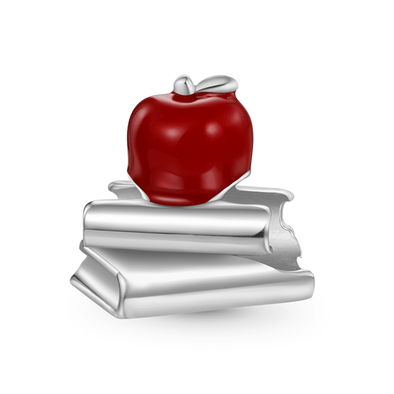 Gnoce Back to School Apple Textbook Charm_2