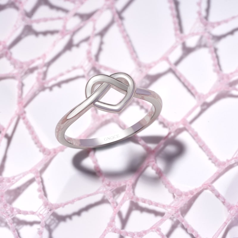 Gnoce Heart Love Knot Ring_3