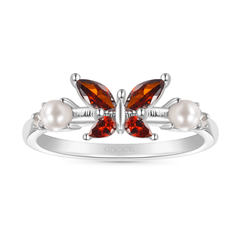 Gnoce Butterfly Pearl Promise Ring_1
