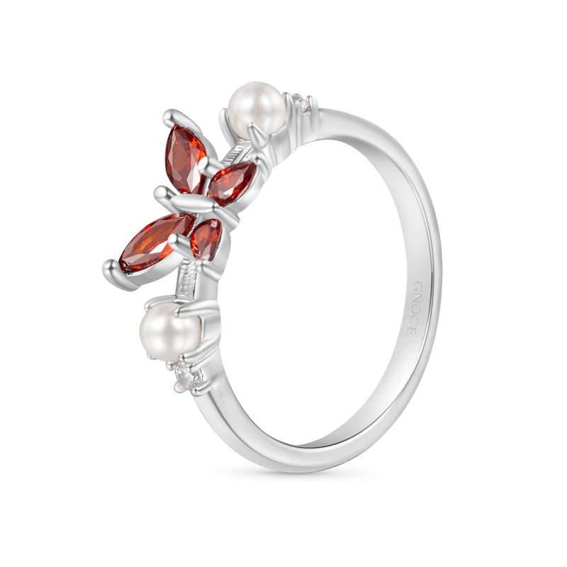Gnoce Butterfly Pearl Promise Ring_2