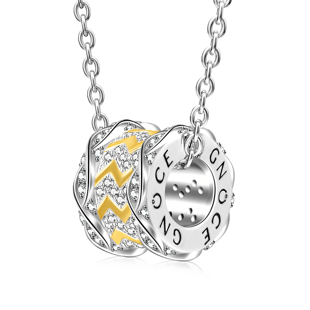 Gnoce Infinity Wave Pendant Necklace_1