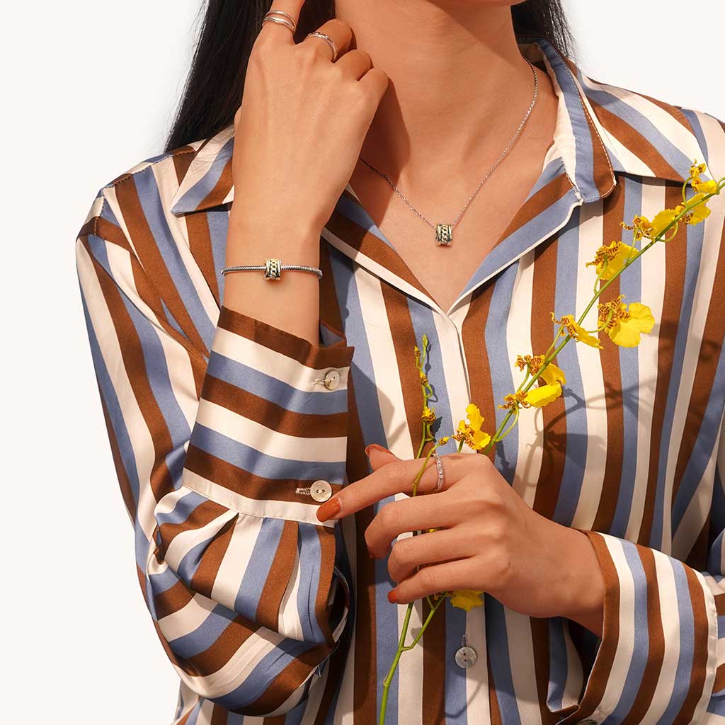 Gnoce Interlocking Link Pendant Necklace_4