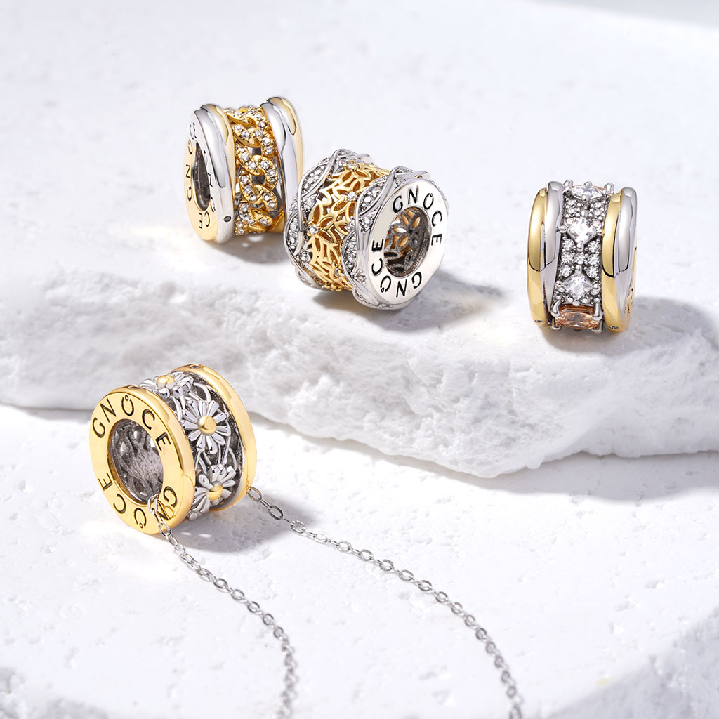 Gnoce Interlocking Link Pendant Necklace_3