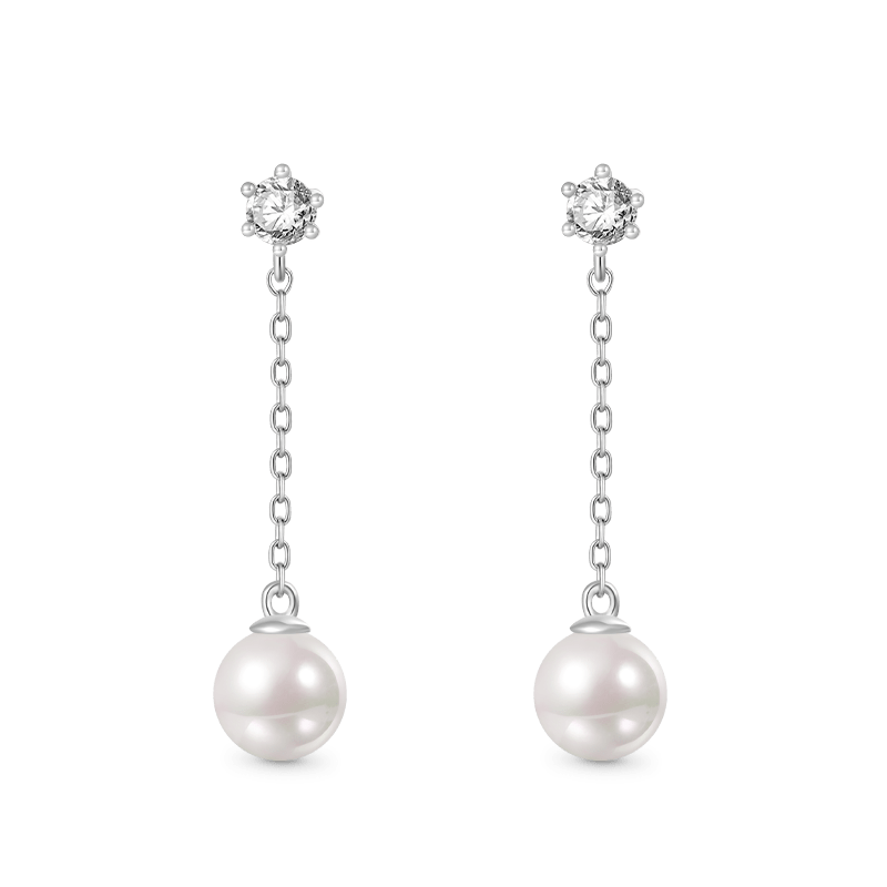 Gnoce Pearl Stud Earrings_1