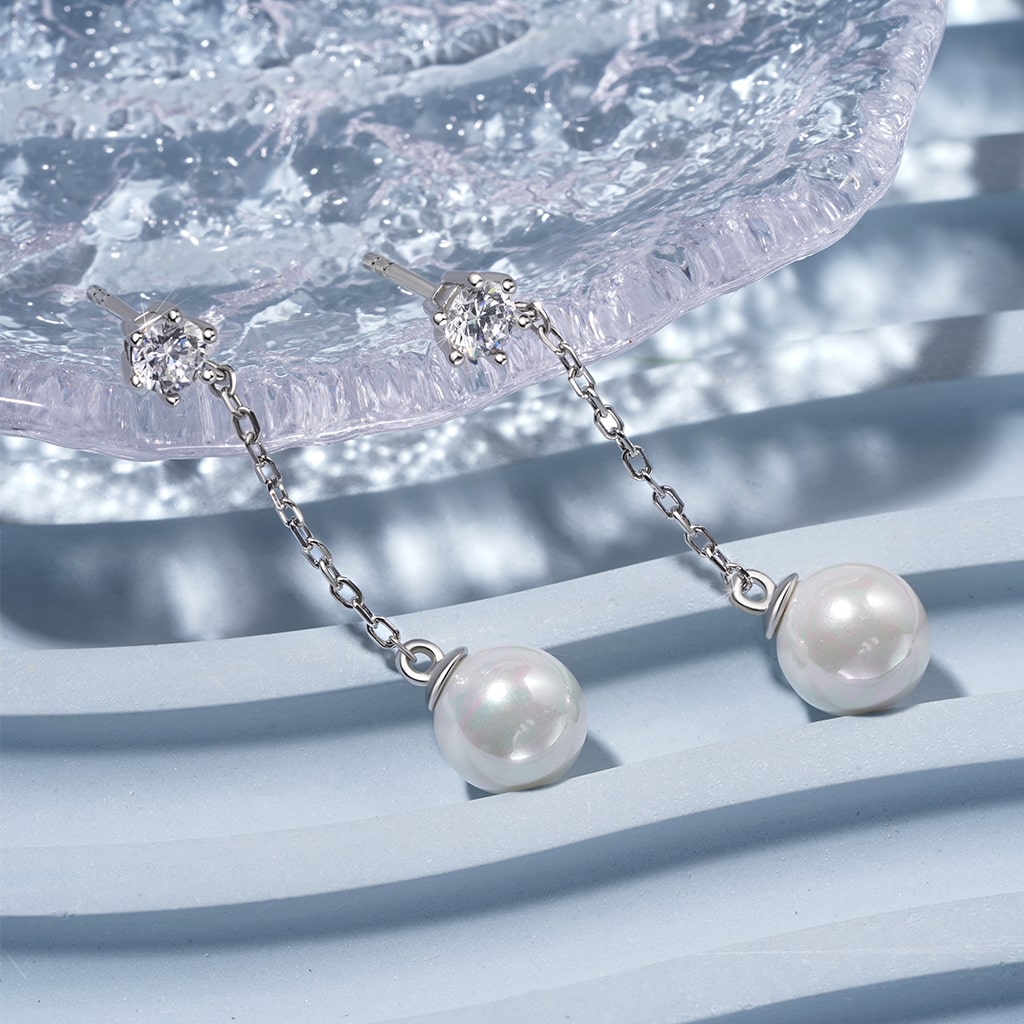 Gnoce Pearl Stud Earrings_3