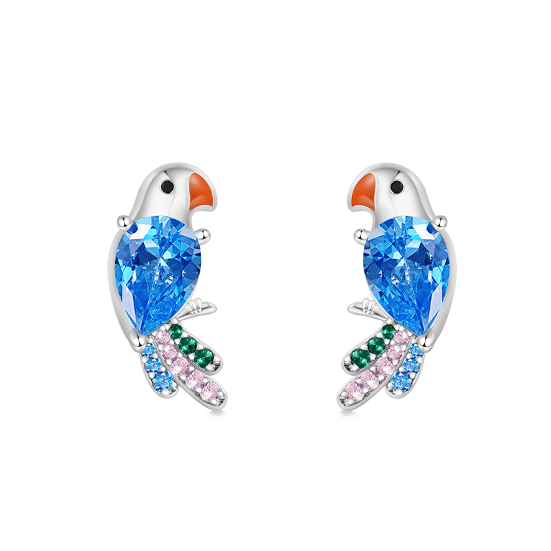 Gnoce Parrot Stud Earrings_1