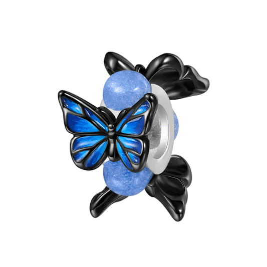 Gnoce Blue Morpho Butterfly Glow-in-the-Dark Charm_1