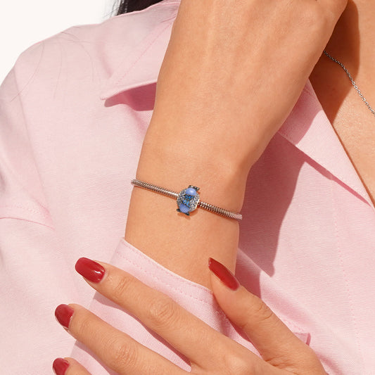 Gnoce Blue Butterfly Round Glow-in-the-Dark Charm_6